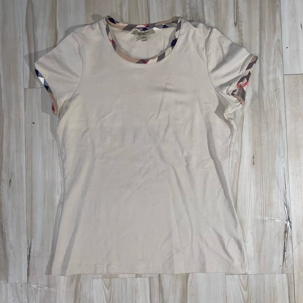 Beige Burberry Tee